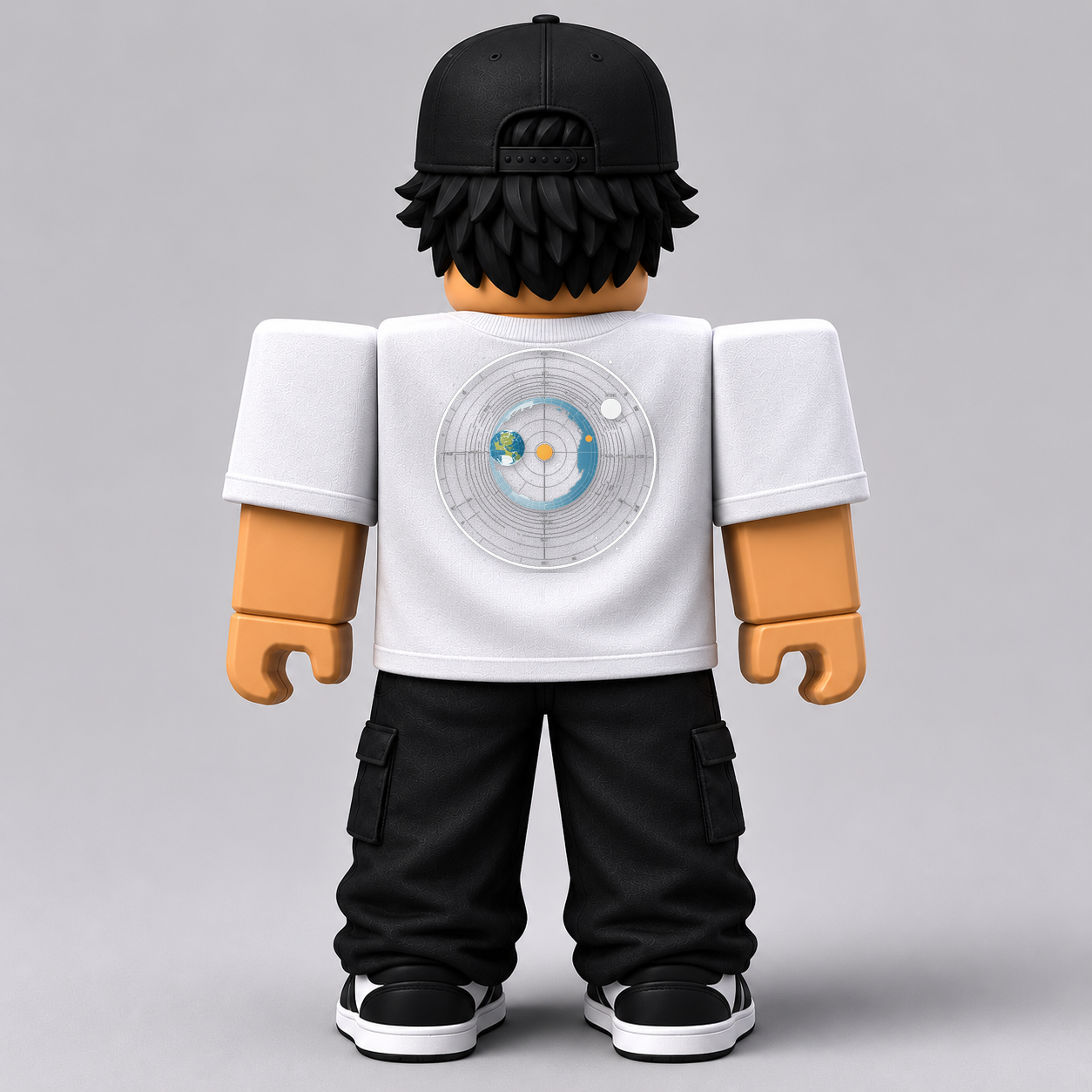 CHAD-017 Roblox Avatar Pack by blok.Design Male Back White