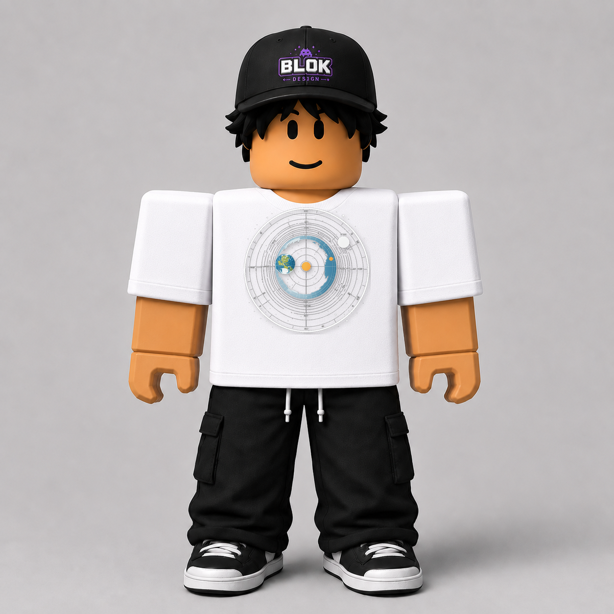 CHAD-017 Roblox Avatar Pack by blok.Design Male Front White