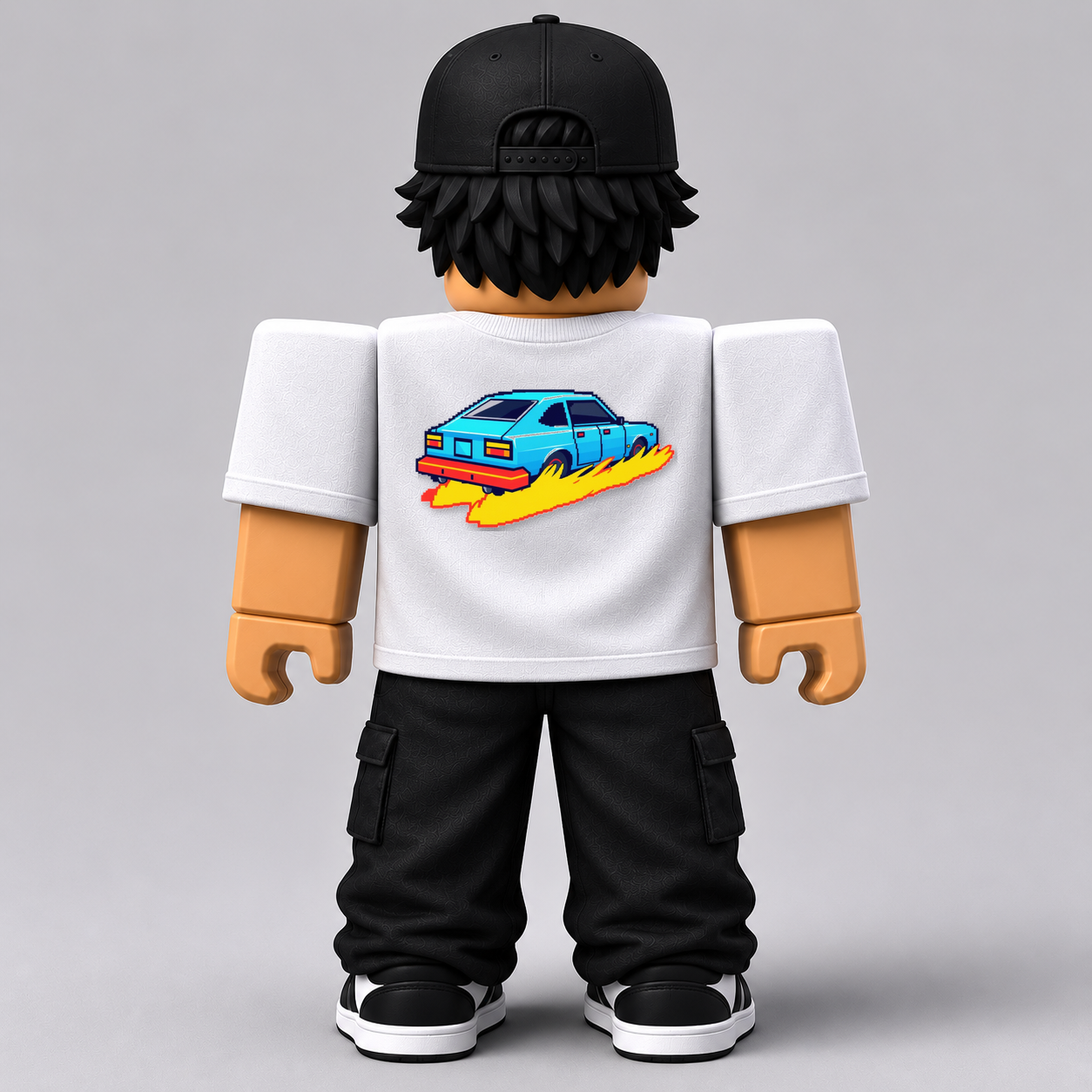 CHAD-055 Roblox Avatar Pack by blok.Design Male Back White