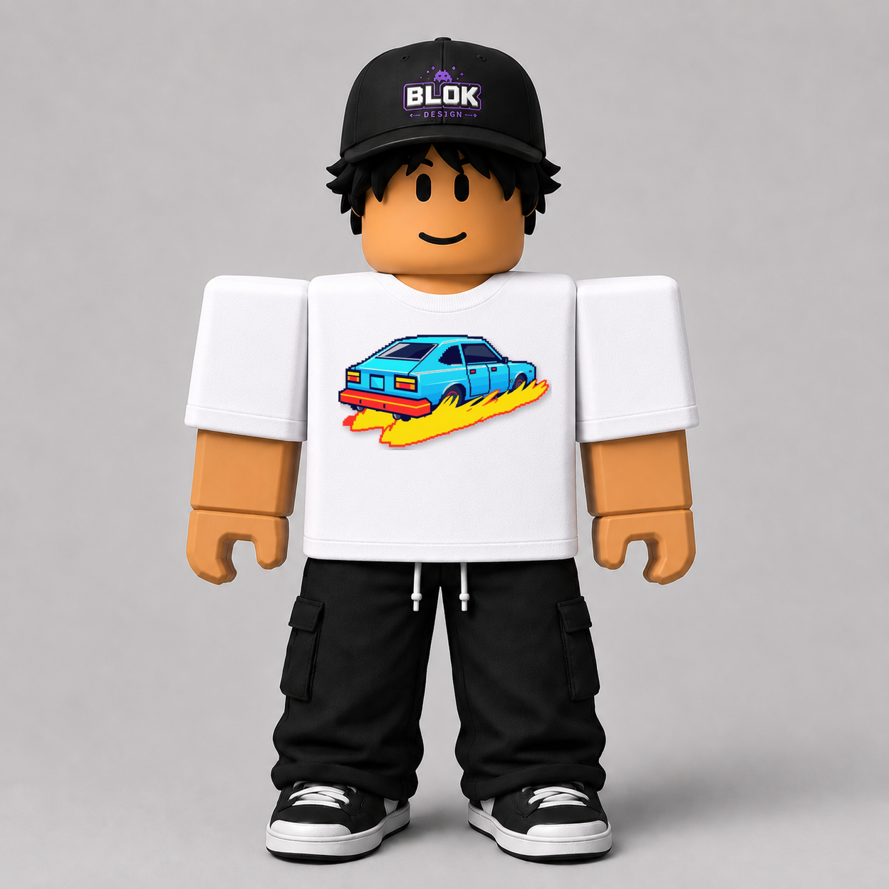CHAD-055 Roblox Avatar Pack by blok.Design Male Front White