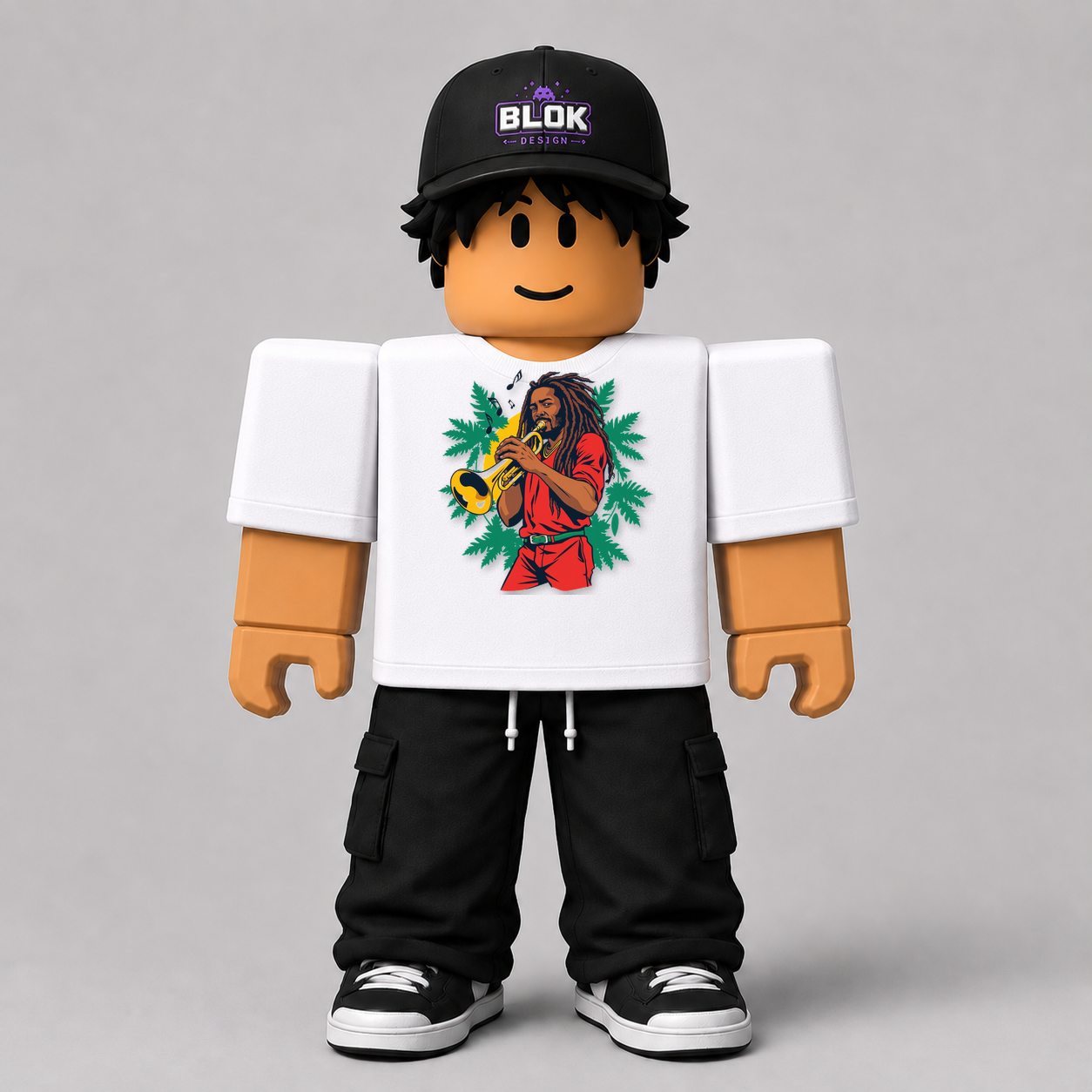 CHAD-061 Roblox Avatar Pack by blok.Design Male Front White