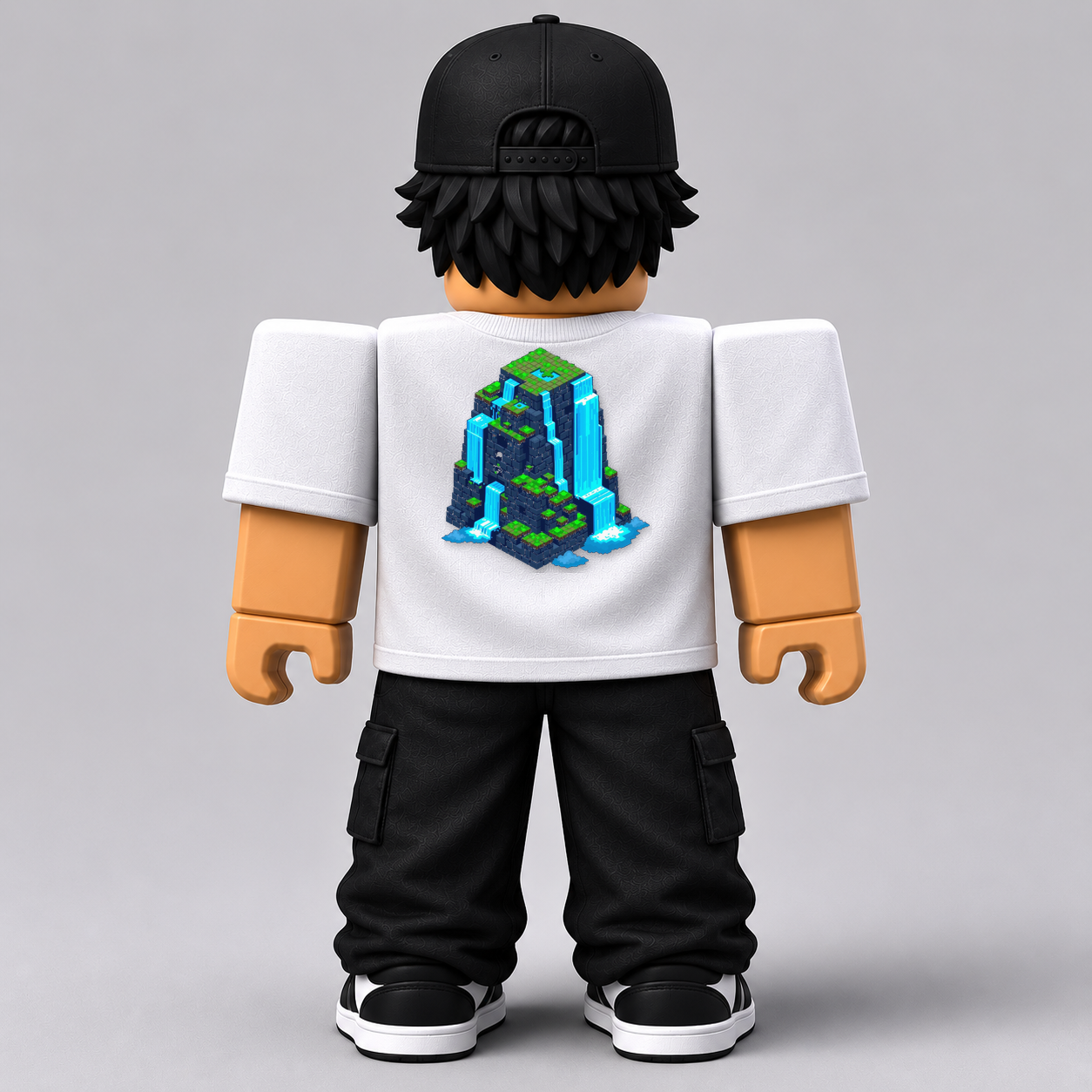 CHAD-067 Roblox Avatar Pack by blok.Design Male Back White
