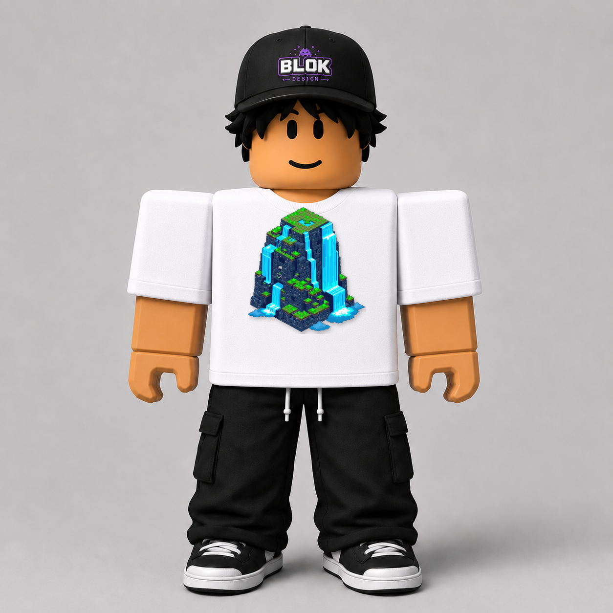CHAD-067 Roblox Avatar Pack by blok.Design Male Front White