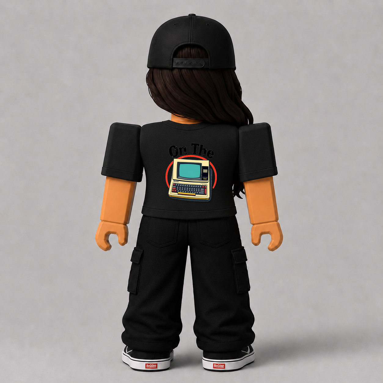 On The Spectrum Roblox Avatar Pack by blok.Design Female Back Black