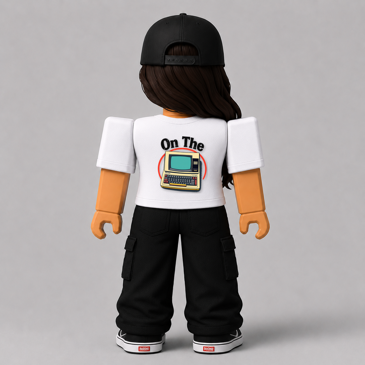 On The Spectrum Roblox Avatar Pack by blok.Design Female Back White