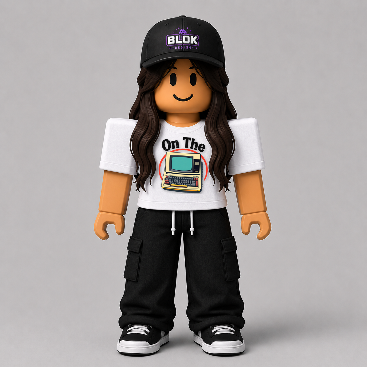 On The Spectrum Roblox Avatar Pack by blok.Design Female Front White