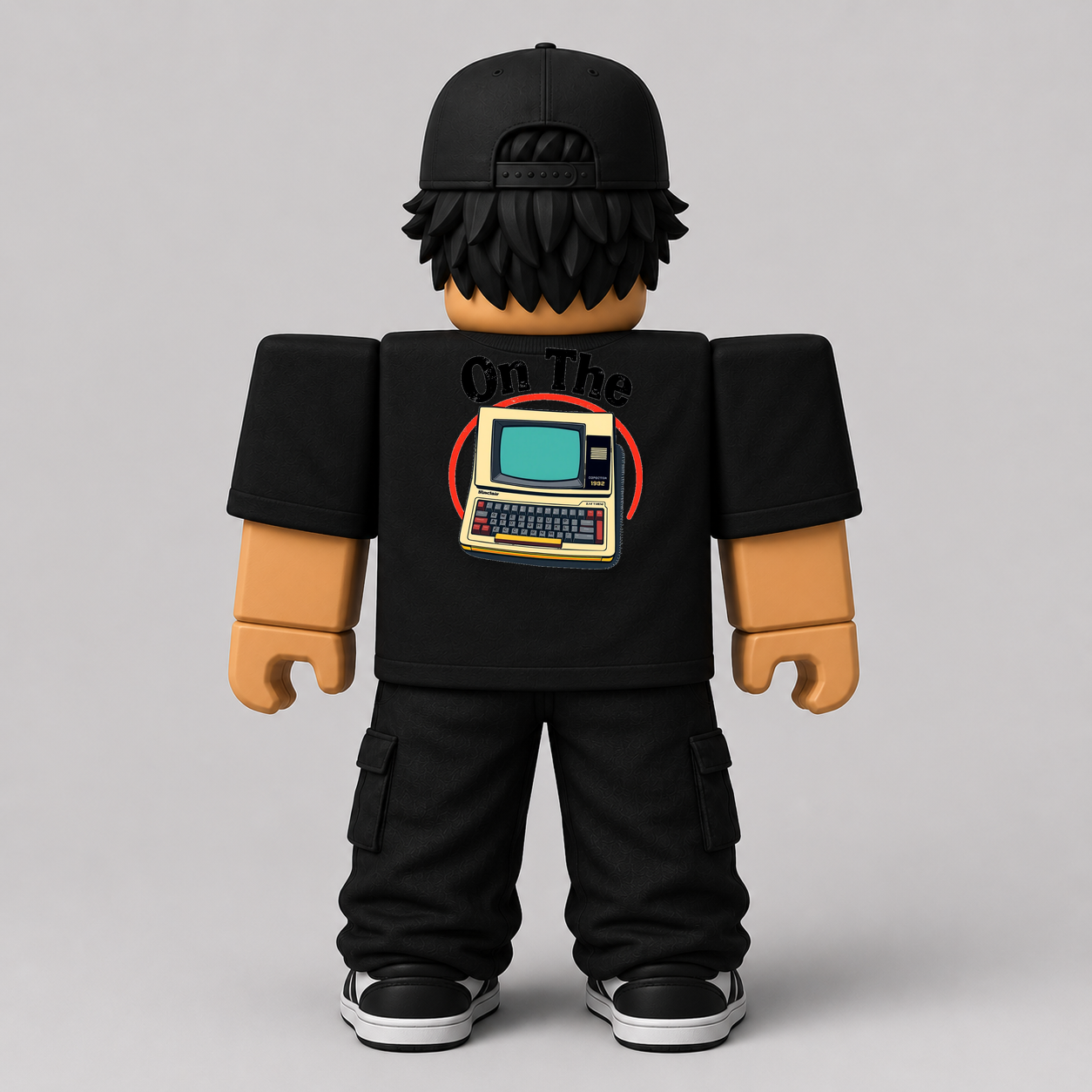 On The Spectrum Roblox Avatar Pack by blok.Design Male Back Black