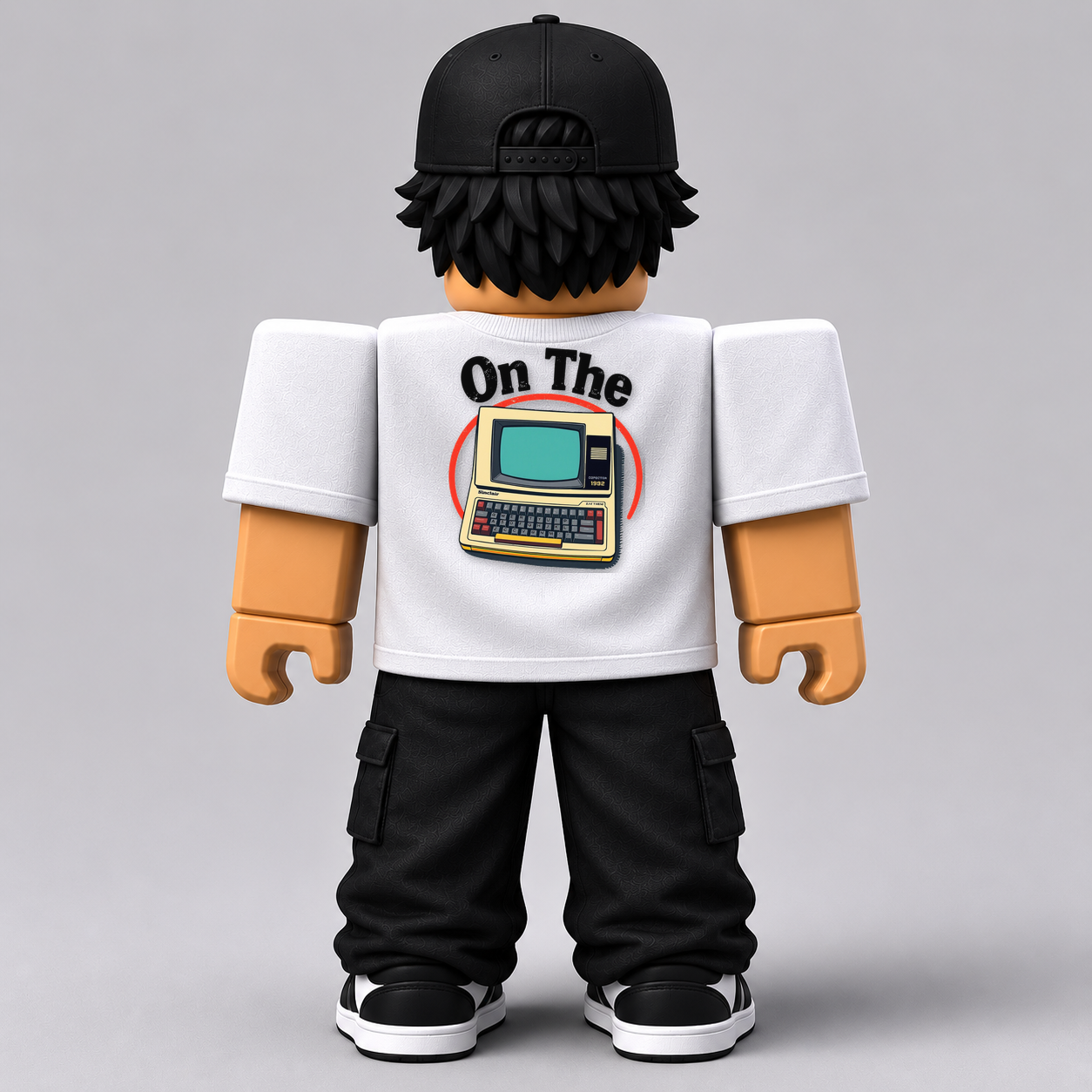 On The Spectrum Roblox Avatar Pack by blok.Design Male Back White